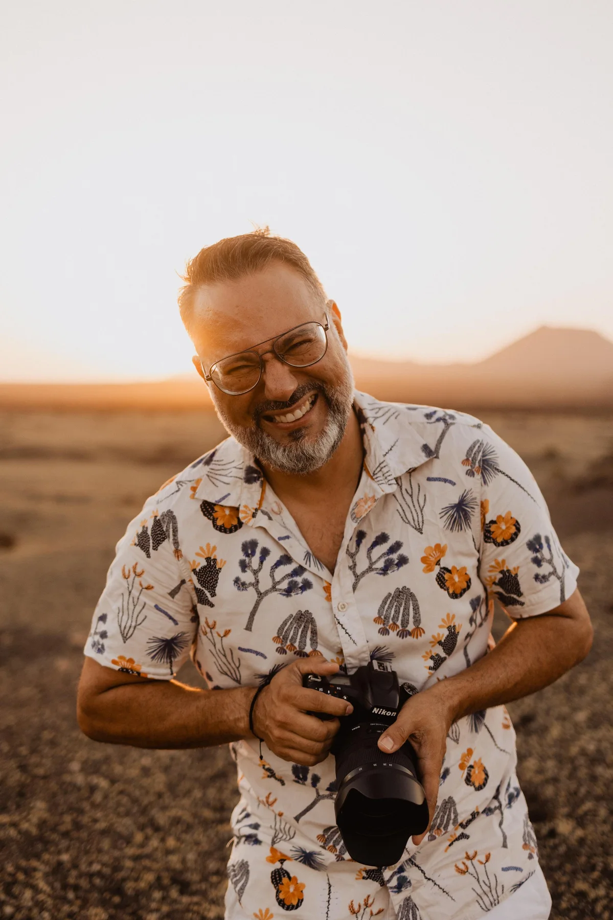 Retrato de Rubén, fotógrafo de Nebula Bodas